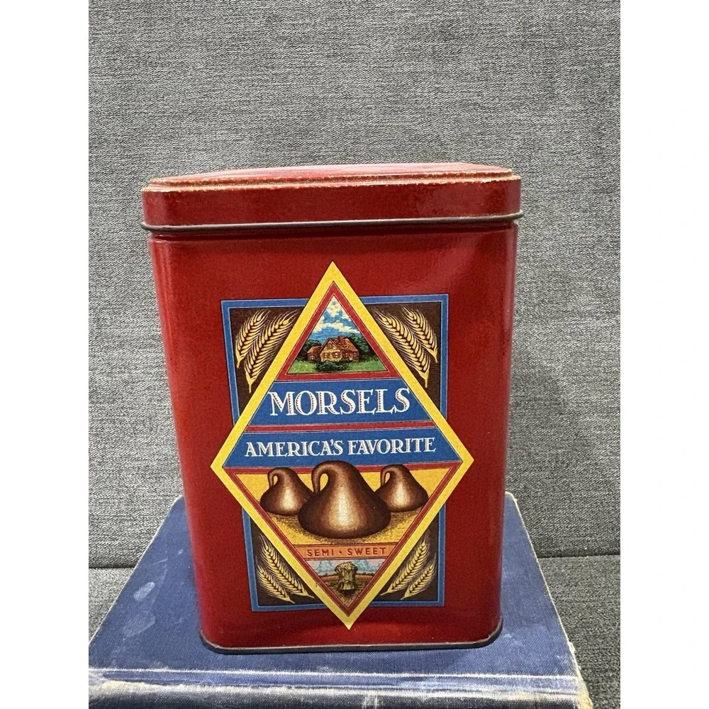 Vintage Nestle Toll House‎ Original Recipe Cookies Collectible Advertising Tin